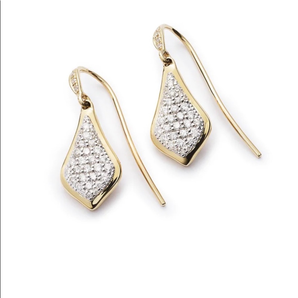 Kendra Scott Lexi Earrings in Gold and Pave